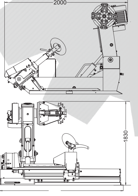 Desmontadora de Vehiculo Industrial LC590 - Imagen 6