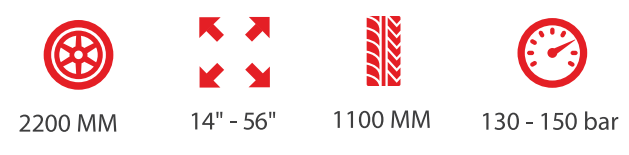 Desmontadora de Vehiculo Industrial LC590 - Imagen 7