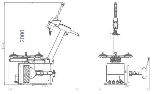Desmontadora de Turismo LC885C/LC885CM - Imagen 2