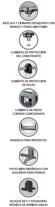 Prensa 50T Cabezal Desplazable SP-50EM - Imagen 2